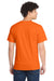 Port & Company PC61/PC61T Mens Essential Short Sleeve Crewneck T-Shirt Safety Orange Model Back