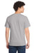 Port & Company PC61/PC61T Mens Essential Short Sleeve Crewneck T-Shirt Silver Grey Model Back