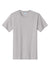 Port & Company PC61/PC61T Mens Essential Short Sleeve Crewneck T-Shirt Silver Grey Flat Front