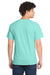 Port & Company PC61/PC61T Mens Essential Short Sleeve Crewneck T-Shirt True Celadon Blue Model Back