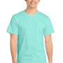 Port & Company Mens Essential Short Sleeve Crewneck T-Shirt - True Celadon Blue - NEW