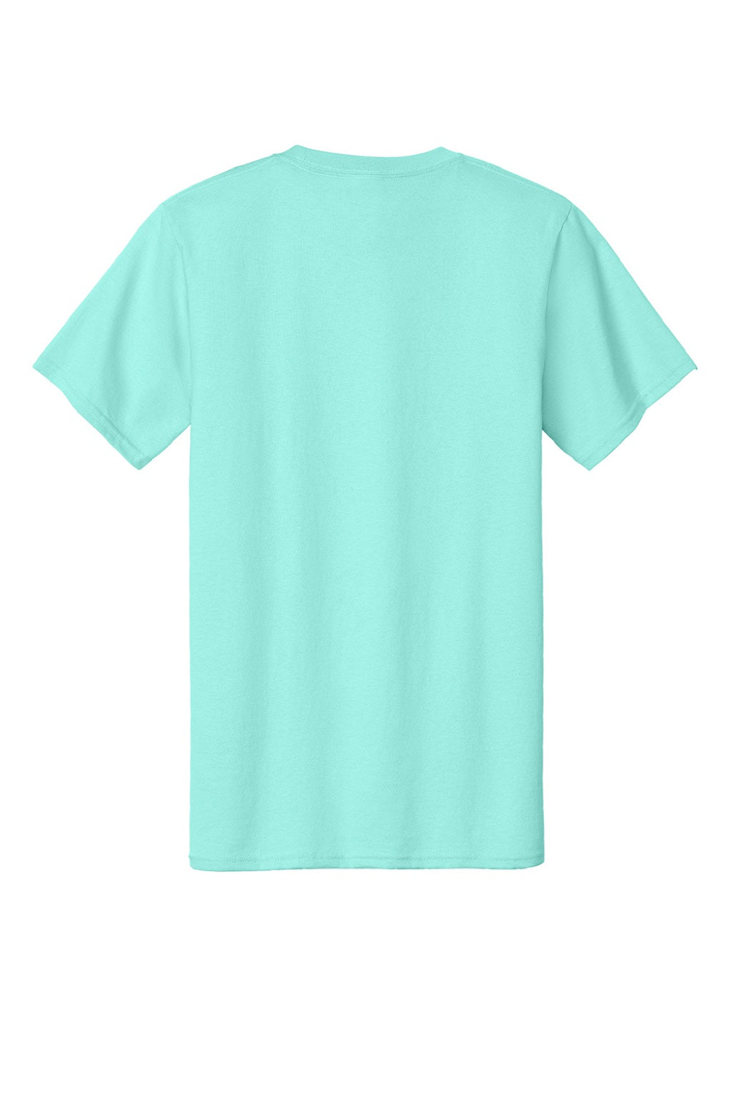 Port & Company PC61/PC61T Mens Essential Short Sleeve Crewneck T-Shirt True Celadon Blue Flat Back