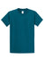 Port & Company PC61/PC61T Mens Essential Short Sleeve Crewneck T-Shirt Teal Blue Flat Front