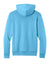 Port & Company PC68H Mens Easy Fleece Hooded Sweatshirt Hoodie w/ Pouch Pocket Aquatic Blue Flat Back