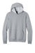 Port & Company PC68H Mens Easy Fleece Hooded Sweatshirt Hoodie w/ Pouch Pocket Heather Grey Flat Front