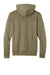 Port & Company PC68H Mens Easy Fleece Hooded Sweatshirt Hoodie w/ Pouch Pocket Coyote Brown Flat Back