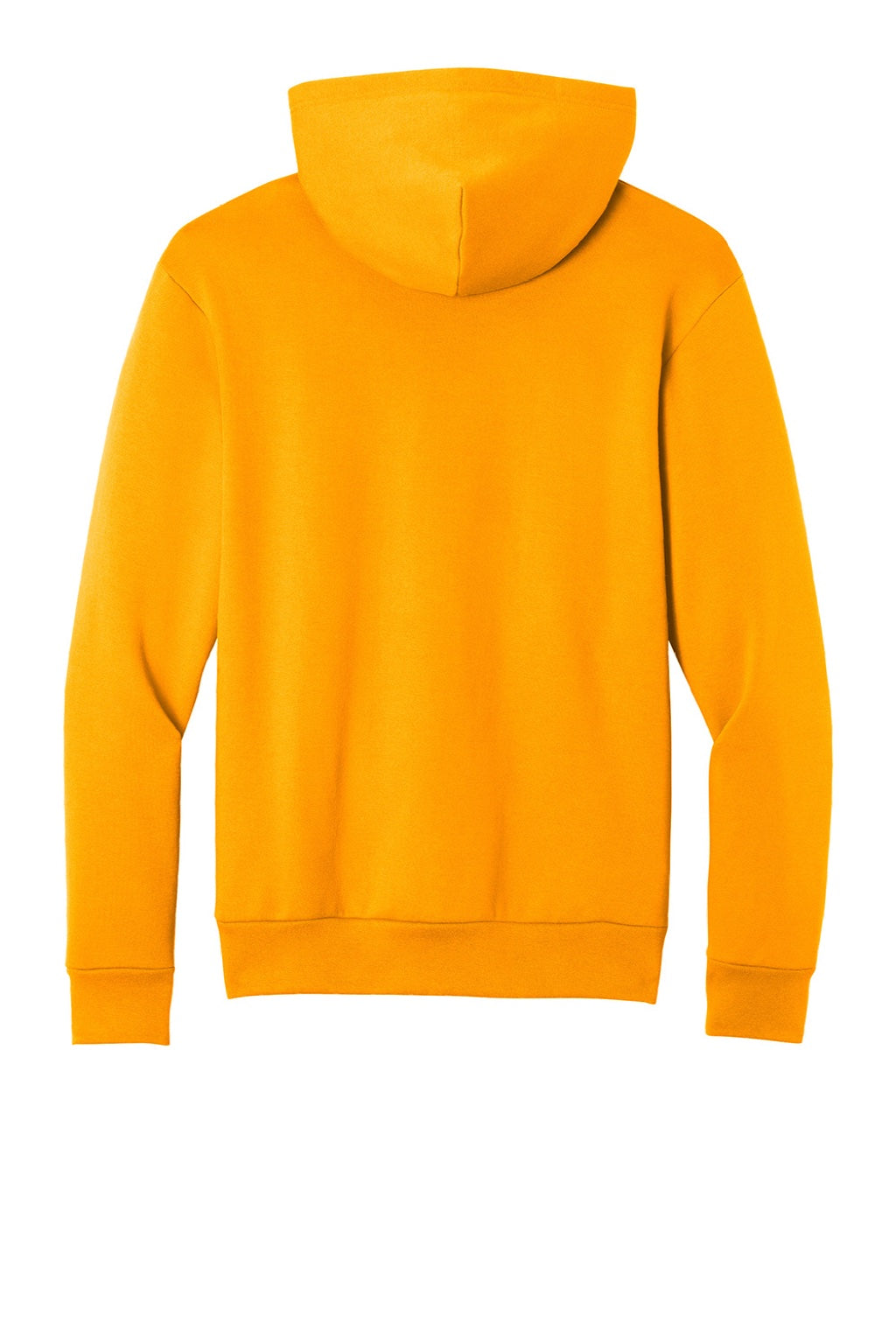 Port & Company PC68H Mens Easy Fleece Hooded Sweatshirt Hoodie w/ Pouch Pocket Gold Flat Back