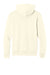 Port & Company PC68H Mens Easy Fleece Hooded Sweatshirt Hoodie w/ Pouch Pocket Ivory Flat Back