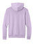 Port & Company PC68H Mens Easy Fleece Hooded Sweatshirt Hoodie w/ Pouch Pocket Lavender Purple Flat Back