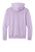 Port & Company PC68H Mens Easy Fleece Hooded Sweatshirt Hoodie w/ Pouch Pocket Lavender Purple Flat Back