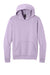 Port & Company PC68H Mens Easy Fleece Hooded Sweatshirt Hoodie w/ Pouch Pocket Lavender Purple Flat Front