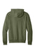Port & Company PC68H Mens Easy Fleece Hooded Sweatshirt Hoodie w/ Pouch Pocket Heather Olive Drab Green Flat Back