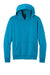 Port & Company PC68H Mens Easy Fleece Hooded Sweatshirt Hoodie w/ Pouch Pocket Sapphire Blue Flat Front