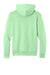 Port & Company PC68H Mens Easy Fleece Hooded Sweatshirt Hoodie w/ Pouch Pocket Spearmint Green Flat Back