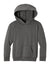 Port & Company PC68YH Youth Easy Fleece Hooded Sweatshirt Hoodie w/ Pouch Pocket Charcoal Grey Flat Front