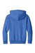 Port & Company PC68YH Youth Easy Fleece Hooded Sweatshirt Hoodie w/ Pouch Pocket Heather Royal Blue Flat Back