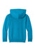 Port & Company PC68YH Youth Easy Fleece Hooded Sweatshirt Hoodie w/ Pouch Pocket Sapphire Blue Flat Back