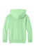 Port & Company PC68YH Youth Easy Fleece Hooded Sweatshirt Hoodie w/ Pouch Pocket Spearmint Green Flat Back