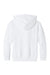 Port & Company PC68YH Youth Easy Fleece Hooded Sweatshirt Hoodie w/ Pouch Pocket White Flat Back