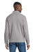 Port & Company PC78FZ Mens Core Fleece Full Zip Sweatshirt w/ Pockets Heather Grey Model Back