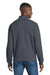 Port & Company PC78FZ Mens Core Fleece Full Zip Sweatshirt w/ Pockets Heather Navy Blue Model Back