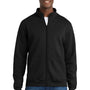 Port & Company Mens Core Fleece Full Zip Sweatshirt w/ Pockets - Jet Black