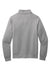 Port & Company PC78FZ Mens Core Fleece Full Zip Sweatshirt w/ Pockets Heather Grey Flat Back
