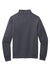 Port & Company PC78FZ Mens Core Fleece Full Zip Sweatshirt w/ Pockets Heather Navy Blue Flat Back