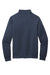 Port & Company PC78FZ Mens Core Fleece Full Zip Sweatshirt w/ Pockets Navy Blue Flat Back