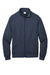 Port & Company PC78FZ Mens Core Fleece Full Zip Sweatshirt w/ Pockets Navy Blue Flat Front