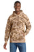 Port & Company PC78HC Mens Core Pill Resistant Fleece Hooded Sweatshirt Hoodie w/ Pouch Pocket Desert Camo Model Front