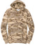 Port & Company PC78HC Mens Core Pill Resistant Fleece Hooded Sweatshirt Hoodie w/ Pouch Pocket Desert Camo Flat Front