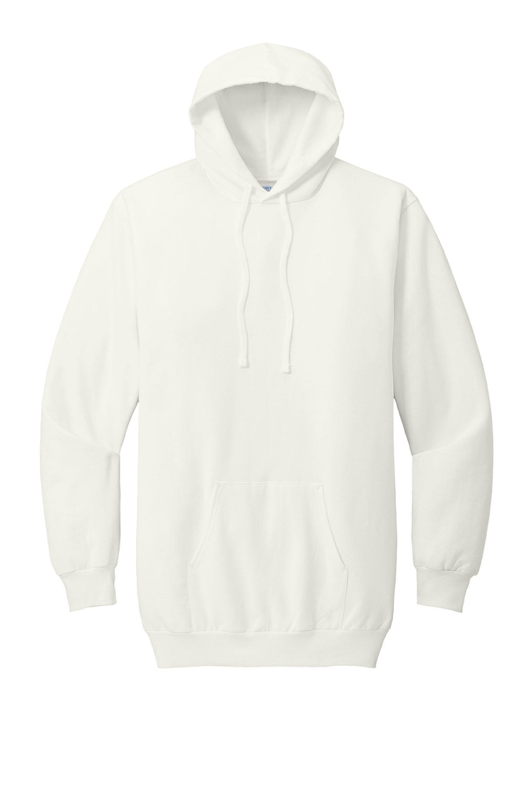 Port & Company PC78HPFD Mens Core Fleece PFD Hooded Sweatshirt Hoodie w/ Pouch Pocket Prepared For Dye Flat Front