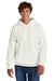 Port & Company PC78HPFD Mens Core Fleece PFD Hooded Sweatshirt Hoodie w/ Pouch Pocket Prepared For Dye Model Front