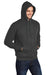 Port & Company PC78H/PC78HT Mens Core Pill Resistant Fleece Hooded Sweatshirt Hoodie w/ Pouch Pocket Heather Black Model 3q