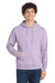 Port & Company PC78H/PC78HT Mens Core Pill Resistant Fleece Hooded Sweatshirt Hoodie w/ Pouch Pocket Lavender Purple Model Front
