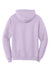 Port & Company PC78H/PC78HT Mens Core Pill Resistant Fleece Hooded Sweatshirt Hoodie w/ Pouch Pocket Lavender Purple Flat Back