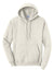 Port & Company PC78H/PC78HT Mens Core Pill Resistant Fleece Hooded Sweatshirt Hoodie w/ Pouch Pocket Heather Oatmeal Flat Front