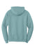 Port & Company PC78H/PC78HT Mens Core Pill Resistant Fleece Hooded Sweatshirt Hoodie w/ Pouch Pocket Stonewashed Blue Flat Back