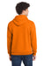 Port & Company PC78H/PC78HT Mens Core Pill Resistant Fleece Hooded Sweatshirt Hoodie w/ Pouch Pocket Tennessee Orange Model Back