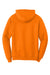 Port & Company PC78H/PC78HT Mens Core Pill Resistant Fleece Hooded Sweatshirt Hoodie w/ Pouch Pocket Tennessee Orange Flat Back