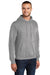 Port & Company PC78H/PC78HT Mens Core Pill Resistant Fleece Hooded Sweatshirt Hoodie w/ Pouch Pocket Heather Grey Model 3q