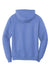 Port & Company PC78H/PC78HT Mens Core Pill Resistant Fleece Hooded Sweatshirt Hoodie w/ Pouch Pocket Carolina Blue Flat Back