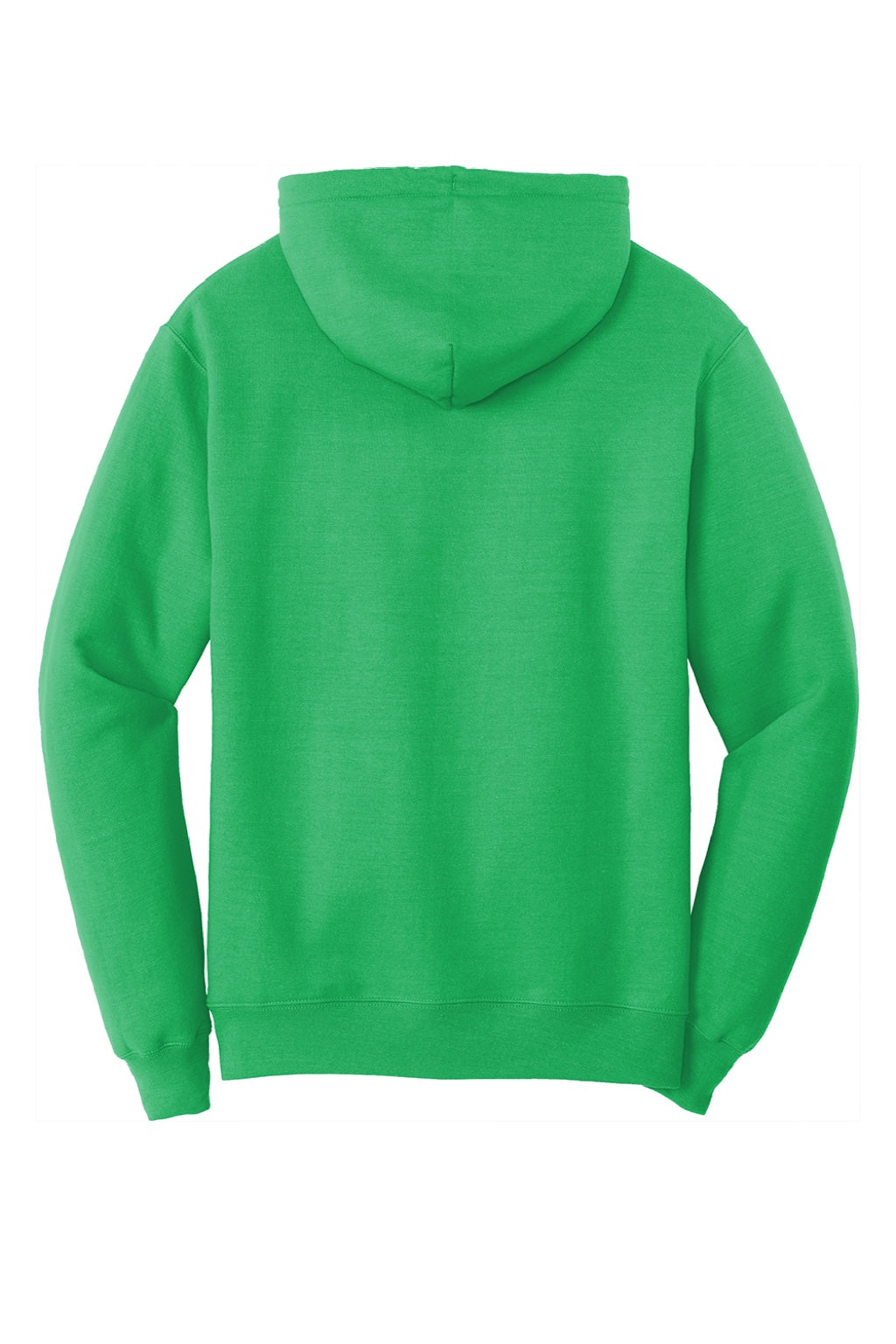 Port & Company PC78H/PC78HT Mens Core Pill Resistant Fleece Hooded Sweatshirt Hoodie w/ Pouch Pocket Clover Green Flat Back