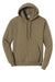 Port & Company PC78H/PC78HT Mens Core Pill Resistant Fleece Hooded Sweatshirt Hoodie w/ Pouch Pocket Coyote Brown Flat Front