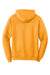 Port & Company PC78H/PC78HT Mens Core Pill Resistant Fleece Hooded Sweatshirt Hoodie w/ Pouch Pocket Gold Flat Back