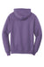 Port & Company PC78H/PC78HT Mens Core Pill Resistant Fleece Hooded Sweatshirt Hoodie w/ Pouch Pocket Heather Purple Flat Back