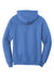 Port & Company PC78H/PC78HT Mens Core Pill Resistant Fleece Hooded Sweatshirt Hoodie w/ Pouch Pocket Heather Royal Blue Flat Back