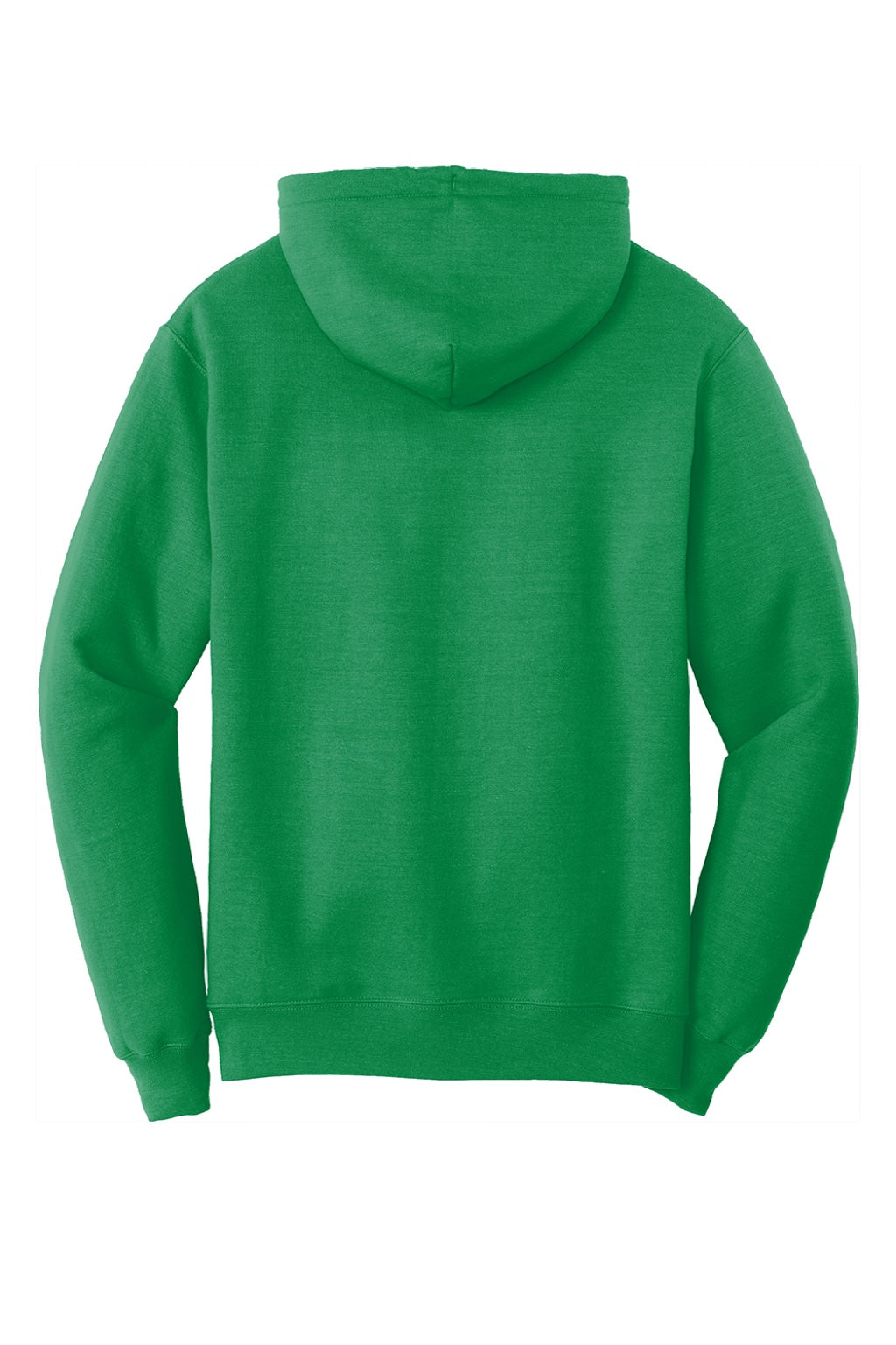 Port & Company PC78H/PC78HT Mens Core Pill Resistant Fleece Hooded Sweatshirt Hoodie w/ Pouch Pocket Kelly Green Flat Back