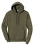Port & Company PC78H/PC78HT Mens Core Pill Resistant Fleece Hooded Sweatshirt Hoodie w/ Pouch Pocket Olive Drab Green Flat Front